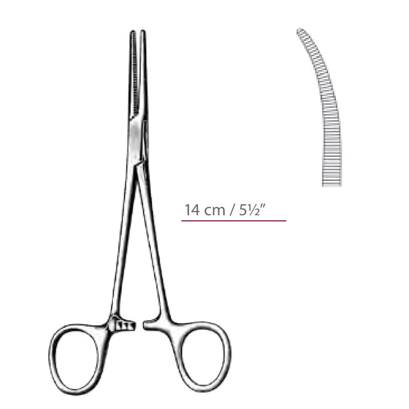 Crile Delicate Hemostatic Forceps Curved Surgical Instruments ...