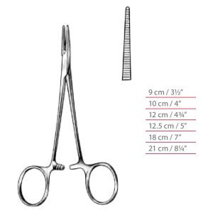 Straight Halsted Mosquito Forceps Clamps Surgical Instruments Veterinary Tools - Image 1