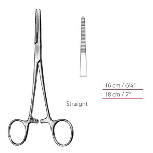 Kelly-Rankin Hemostatic Forceps Straight Surgical Instruments Veterinary Tools - Image 1