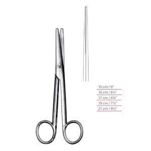 Mayo Stille Dissecting Scissors Straight With Blunt / Blunt Ends Surgical Instruments Veterinary Tools - Image 1