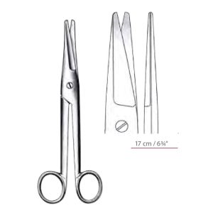 Mayo Noble Dissecting Scissors Straight With Blunt / Blunt Ends Surgical Instruments Veterinary Tools - Image 1