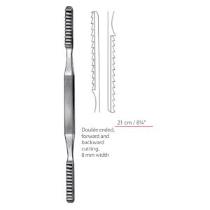 Maltz Improved Nasal Rasp Bone File Orthopedic Surgical Instruments Veterinary Toolss - Image 1