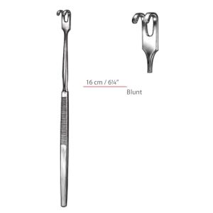 Skin Hook Blunt Double Prong Retractors Surgical Instruments Veterinary Tools - Image 1