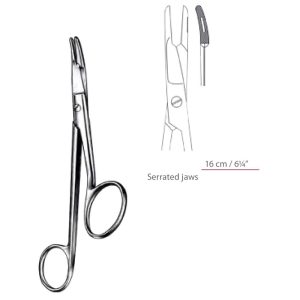 Gillies Needle Holders Serrated Jaws Surgical Instruments Veterinary Tools - Image 1