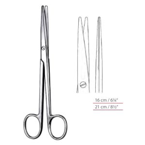 Lexer Dissecting Scissors Straight With Blunt / Blunt Ends Surgical Instruments Veterinary Tools - Image 1