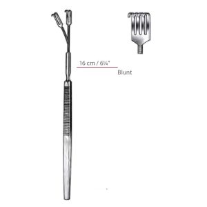 Knapp Retractors Flexible Blunt Quadruple Prong Surgical Instruments Veterinary Tools - Image 1