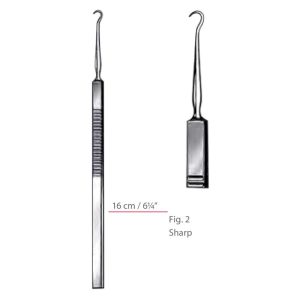 Joseph Single Hook Retractors Sharp Surgical Instruments Veterinary Tools - Image 1