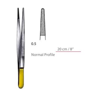 Standard Dressing And Tissue Forceps With TC Platform(Normal Profile)Surgical Instruments Veterinary Tools - Image 1