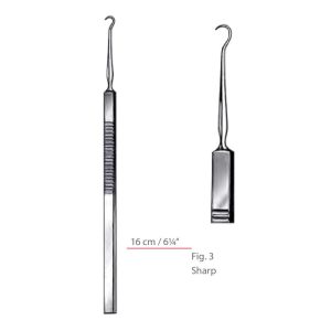 Joseph Single Hook Retractors Sharp Surgical Instruments Veterinary Tools - Image 1