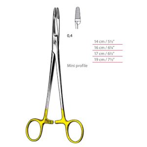 Olsen-Hegar TC Needle Holders Serrated Jaws with Ring Handle Surgical Instruments Veterinary Tools - Image 1