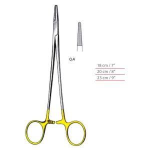 De-Bakey TC Needle Holders Serrated Jaws with Ring Handle Surgical Instruments Veterinary Tools - Image 1