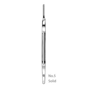 No. 5 Solid Scalpel Handle Surgical Instruments Veterinary Tools - Image 1