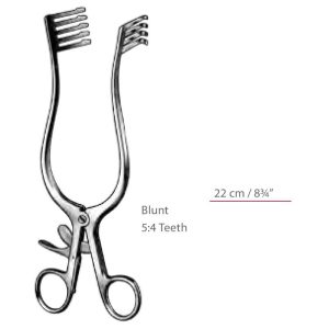 Norfolk-Norwich Self Retaining Retractors 4:5 Teeth Blunt Surgical Instruments Veterinary Tools - Image 1