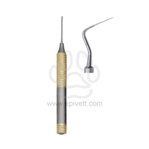 Flex Periotome Angled Inside gold Plated Veterinary Dental Instrument Dentistry Tools - Image 1