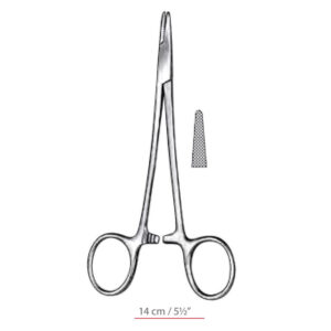 Hegar-Baumgartner Needle Holders Delicate Serrated Jaws Surgical Instruments Veterinary Tools - Image 1
