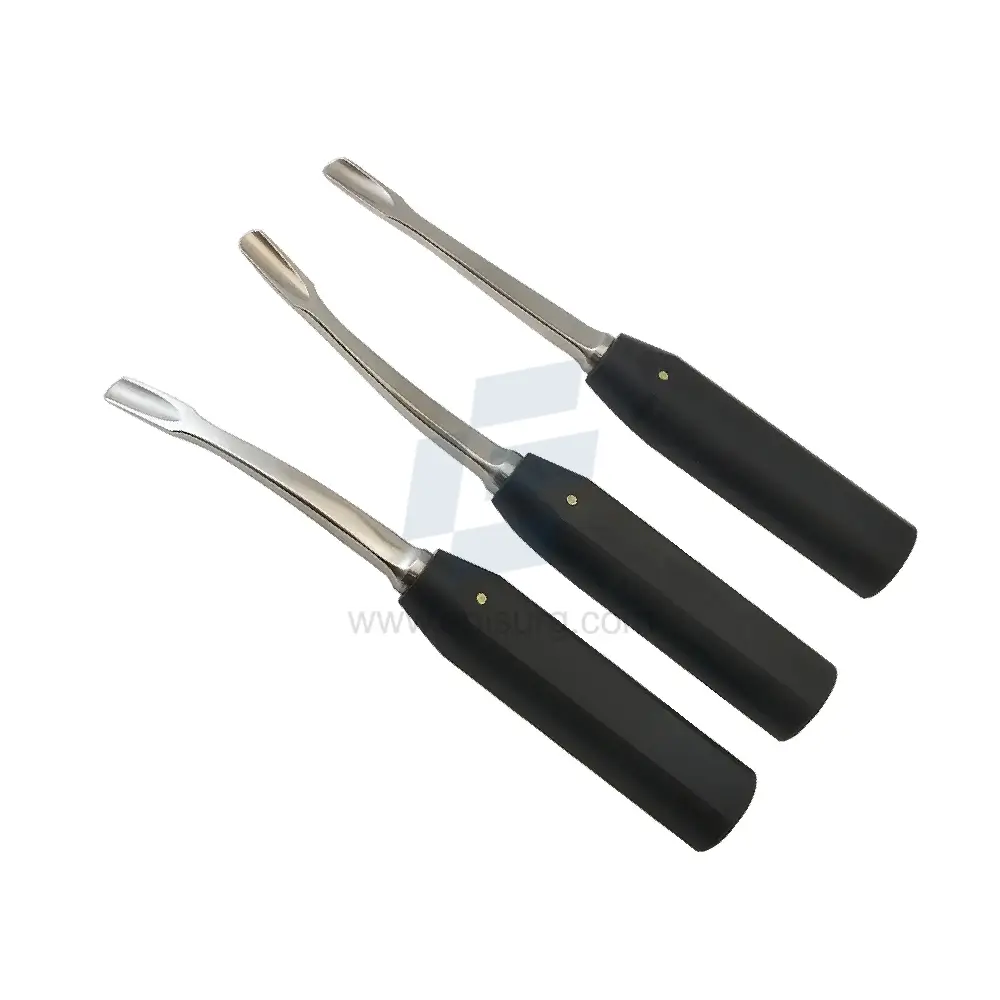 Equine Dental Extraction Elevator Teflon Handle Set of 3