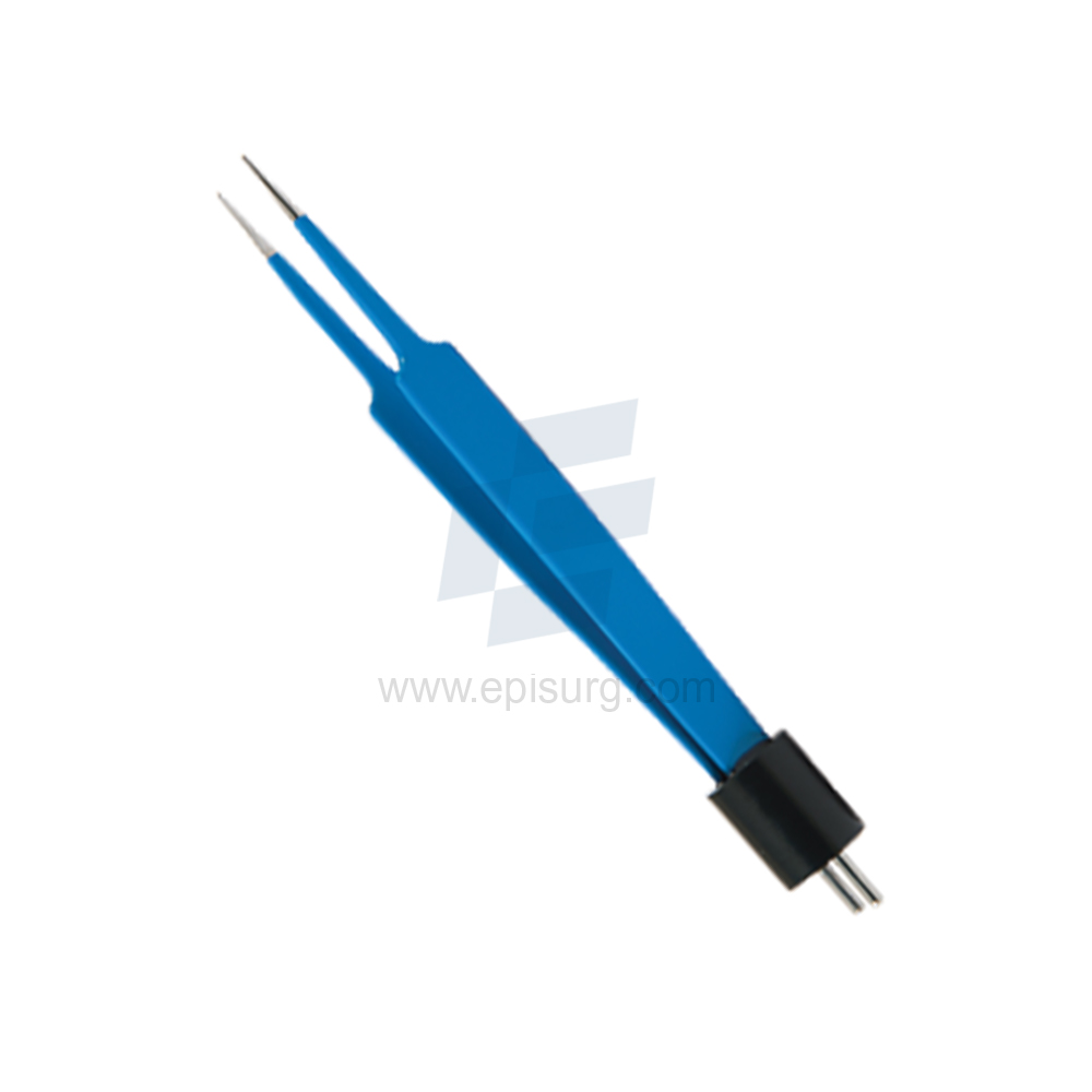 Jeweler #5 Straight electrosurgery Bipolar Forcep Two Pin Fitting