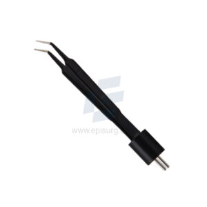 McPherson Anfled Tip Non-Stick Bipolar Two Pin Fitting Electrosurgical Forcep