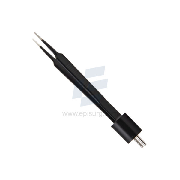 Mcpherson-straight-non-stick McPherson Straight Tip Non-Stick Bipolar Two Pin Fitting Electrosurgical Forcep