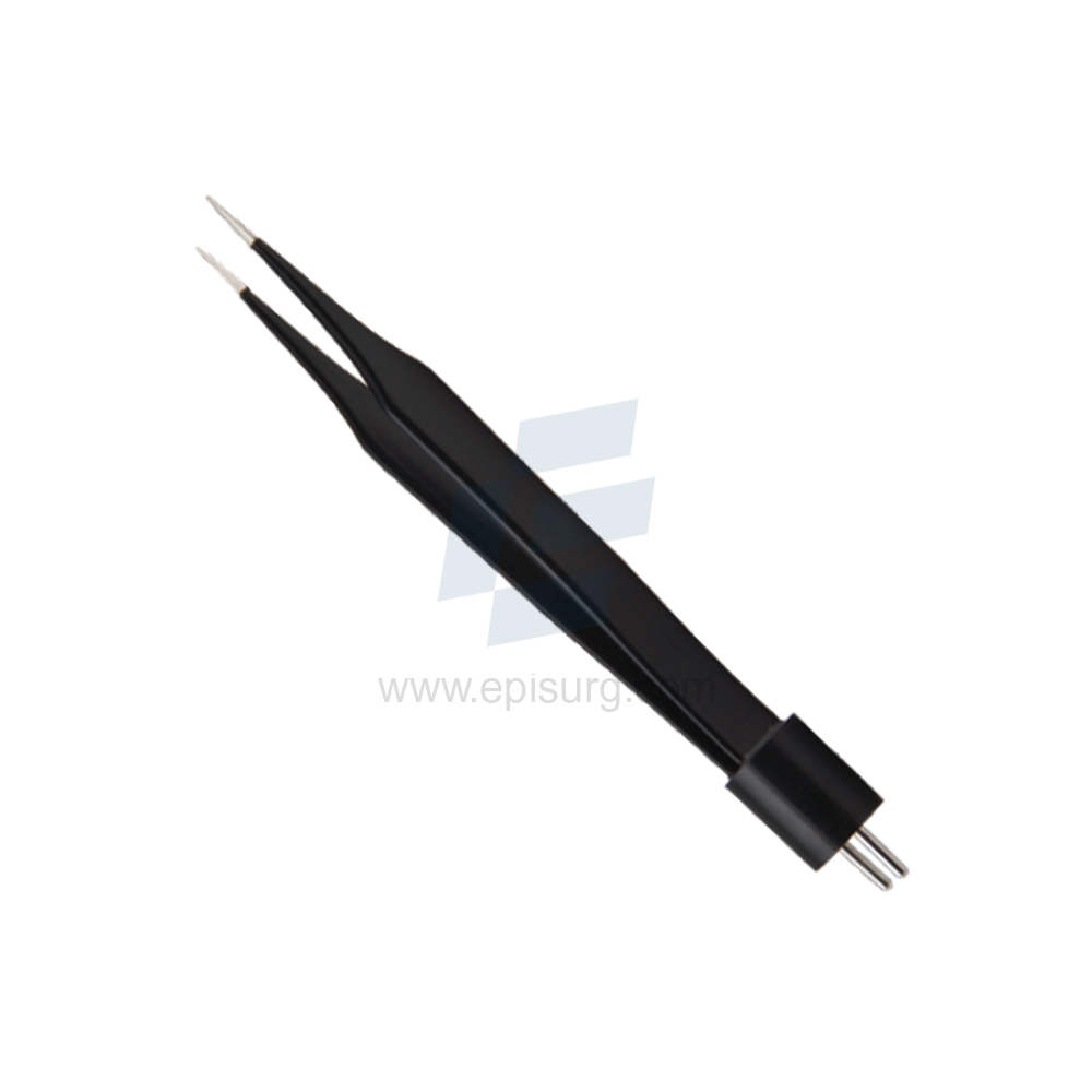 jeweler4 straight Non-Stick Bipolar Two Pin Fitting Electrosurgical Forcep