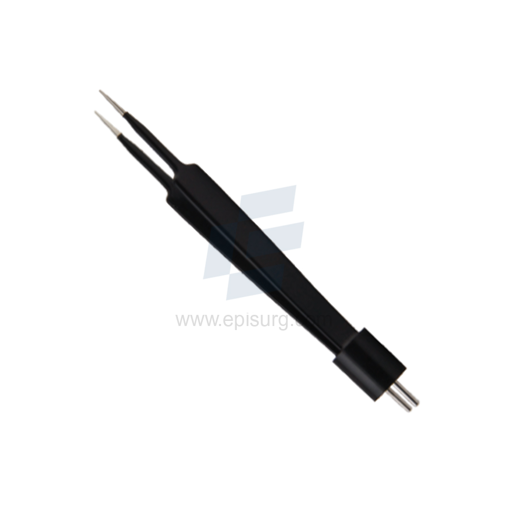 jeweler5 straight Non-Stick Bipolar Two Pin Fitting Electrosurgical Forcep
