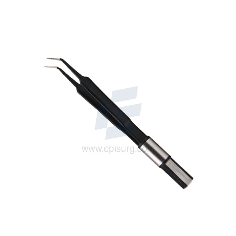 McPherson angled Tip Non-stick bipolar forcep european flat plug fitting