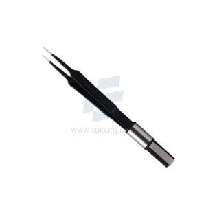 McPherson Straight Tip Non-stick bipolar forcep european flat plug fitting