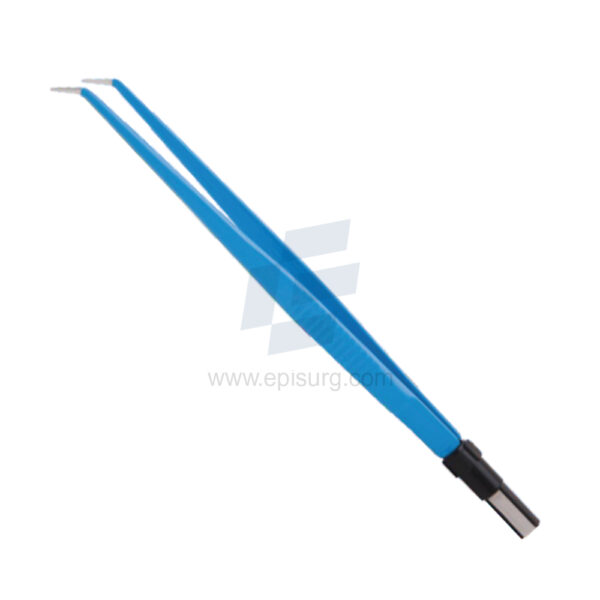 straight-bipolar-angtip-flatplug straight bipolar Forcep European Flat Plug Fitting