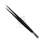 straight Non-stick bipolar forcep european flat plug fitting