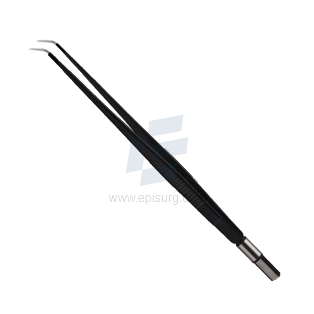 angled tip straight Non-stick bipolar forcep european flat plug fitting