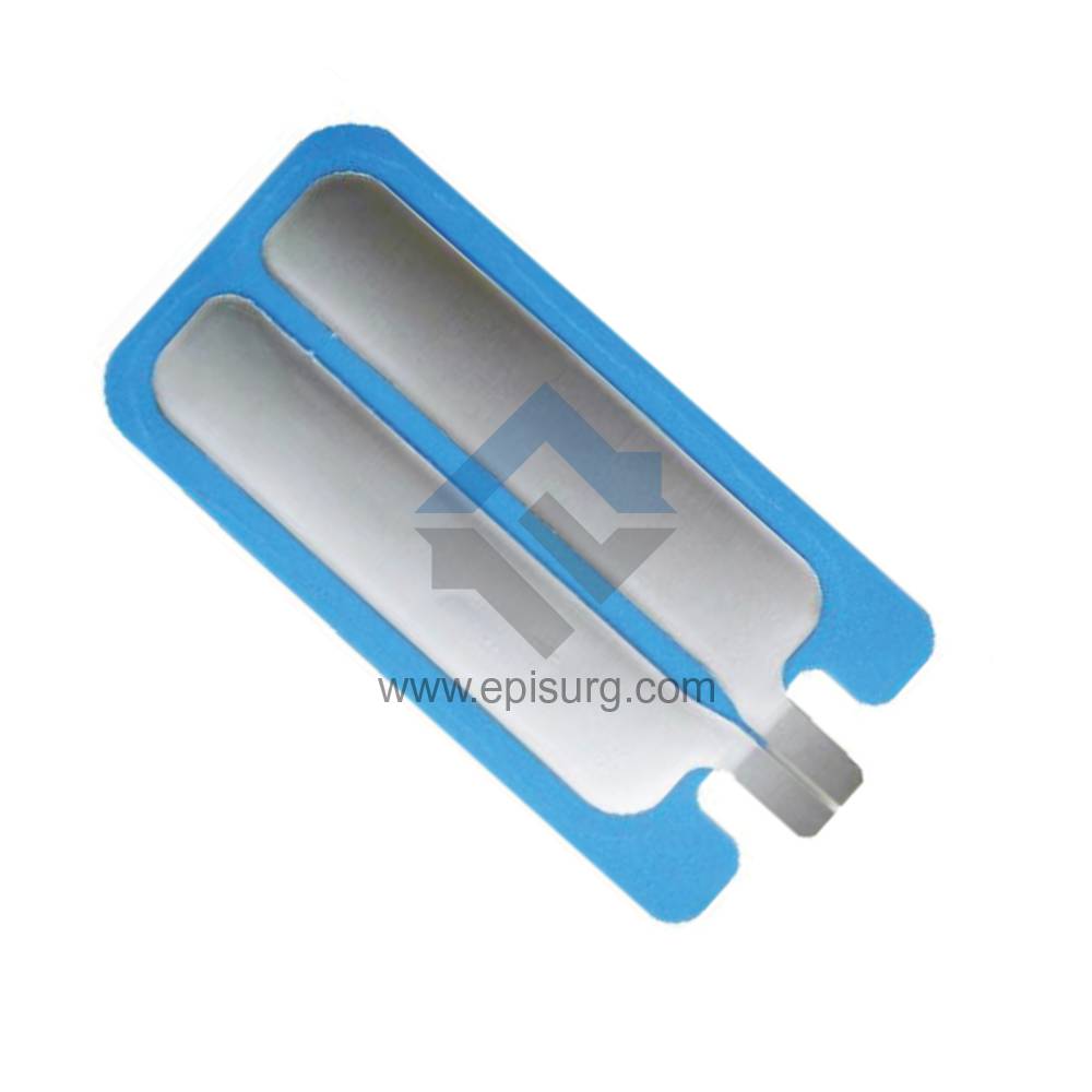 electrosurgical disposable patient plate without cable