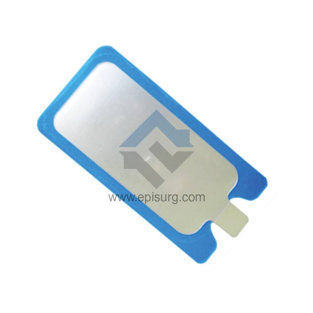 electrosurgical disposable patient plate without cable