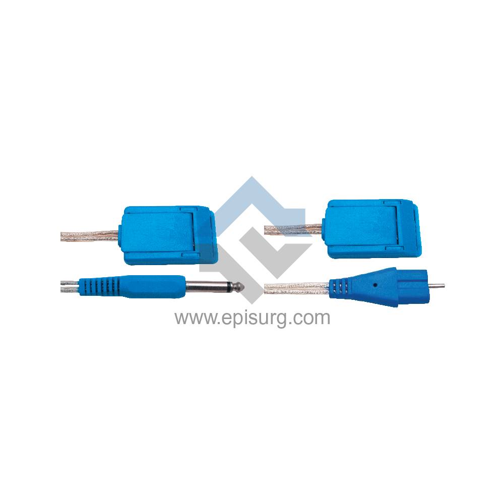 electrosurgical plate connection cable